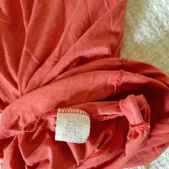 EUC cap sleeve tee sz S fishbowl - Picture 2 of 3